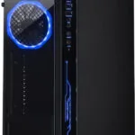Inter-Tech C-3 SAPHIR Gaming Midi Tower Κουτί Υπολογιστή με Πλαϊνό Παράθυρο και RGB Φωτισμό Μαύρο