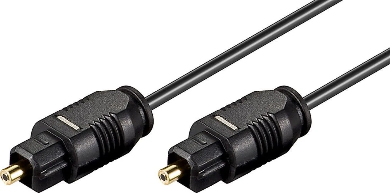 20190423130526_goobay_optical_audio_cable_tos_male_tos_male_0_5m_50563 Goobay Optical Audio Cable TOS male - TOS male Μαύρο 0.5m (50563) - Image 1
