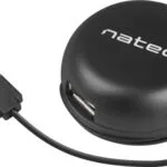 Natec Bumblebee USB 2.0 Hub 4 Θυρών με σύνδεση USB-A (NHU-1330)