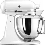 Kitchenaid 5KSM175PSEWH Κουζινομηχανή 300W με Ανοξείδωτο Κάδο 4.8lt