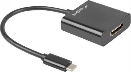 Lanberg Μετατροπέας USB-C male σε HDMI female 1τμχ AD-UC-HD-01 - Image 1