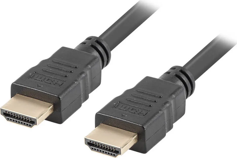 Lanberg HDMI 1.4 Cable HDMI male - HDMI male 5m Μαύρο CA-HDMI-11CC-0050-BK - Image 1
