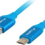 Lanberg Regular USB 2.0 to micro USB Cable Μπλε 1.8m (CA-USBM-20CU-0018-BL)