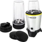 Esperanza Μπλέντερ με Πλαστική Κανάτα 1 lt 1000W Inox EKM028