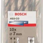 Bosch Σετ 10 Τρυπάνια Κοβαλτίου με Κυλινδρικό Στέλεχος για Μέταλλο 2608585892