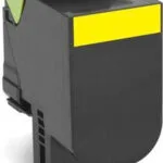 Lexmark 80C2XYE Γνήσιο Toner Laser Εκτυπωτή Κίτρινο High Yield 4000 Σελίδων