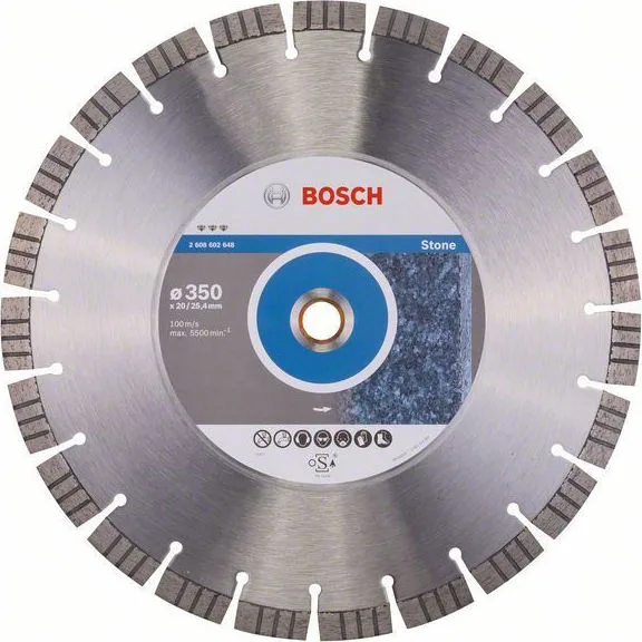 20190604104548_bosch_diamantodiskos_kopis_best_for_stone_350mm_2608602648_1tmch Bosch Δίσκος Κοπής Δομικών Υλικών 350mm 2608602648 - Image 1