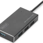 Digitus USB 3.0 Hub 4 Θυρών με σύνδεση USB-A (DA-70240-1)