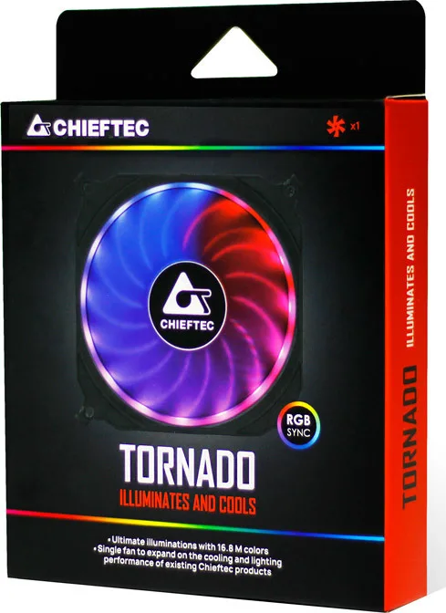 20190607164528_chieftec_cf_1225rgb Chieftec CF-1225RGB Case Fan 120mm με Σύνδεση 6-Pin - Image 1