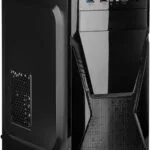 4world AK13BK Micro Tower Κουτί Υπολογιστή Μαύρο