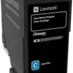 Lexmark 74C2SCE Γνήσιο Toner Laser Εκτυπωτή Κυανό Return Program 7000 Σελίδων 74C2SCE