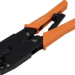 LogiLink Πρέσα Ακροδεκτών Δικτύου RJ12, RJ11, RJ10 με Απογυμνωτή & Μηχανισμό Καστάνιας (Μήκος 200mm) WZ0003