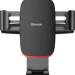 Baseus Metal Age Gravity Βάση Κινητού Αυτοκινήτου 4" - 6" με Ρυθμιζόμενα Άγκιστρα Μαύρη SUYL-J01