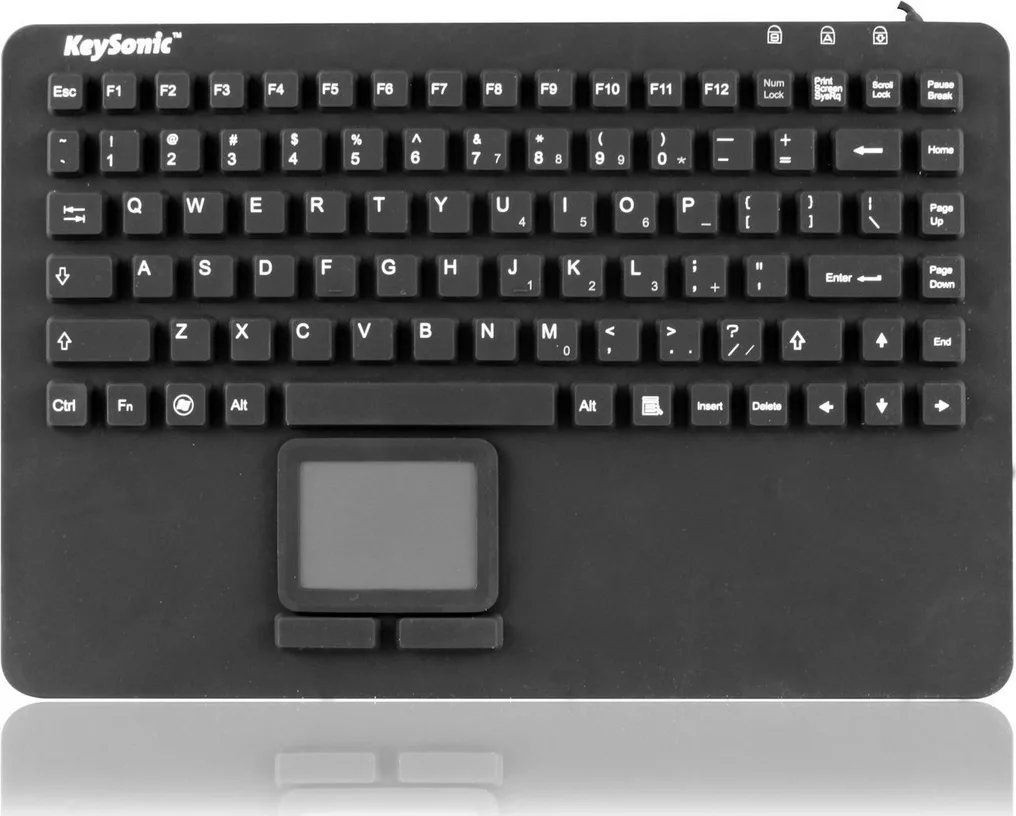 20190715123912_keysonic_ksk_5230 KeySonic KSK-5230 Πληκτρολόγιο με Touchpad Αγγλικό US - Image 1