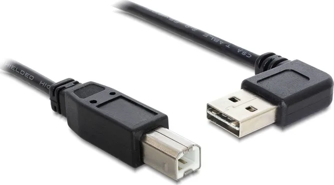 DeLock USB 2.0 Cable USB-B male - USB-A male 0.5m (85167) - Image 1