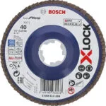 Bosch X-LOCK X571 Δίσκος Λείανσης Μετάλλου 125mm G40 2608619209
