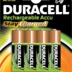 Duracell StayCharged Επαναφορτιζόμενες Μπαταρίες AAA Ni-MH 750mAh 1.2V 4τμχ