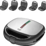 Adler Τοστιέρα με Αποσπώμενες Πλάκες για 2 Τοστ 1200W Inox AD 3040
