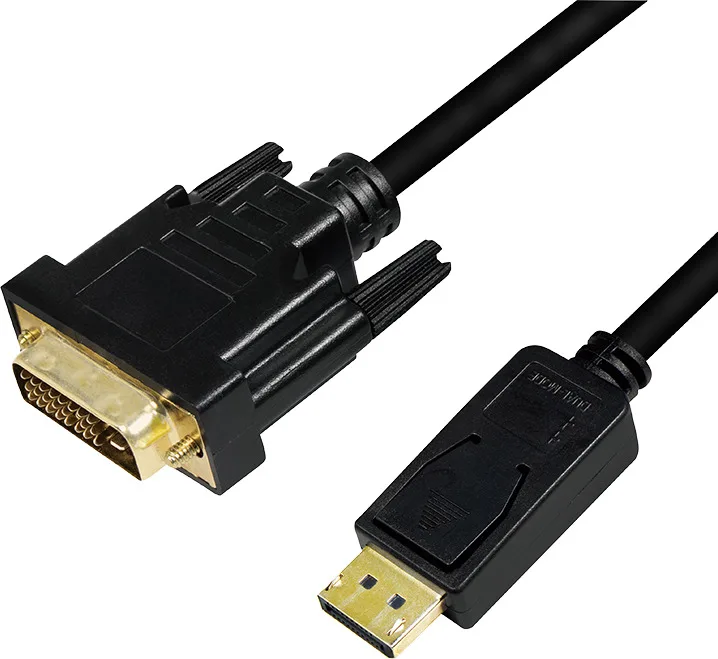 LogiLink Cable DVI-D male - DisplayPort male 3m (CV0132) - Image 1