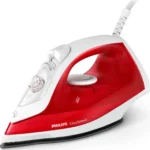 Philips Σίδερο Ατμού 2000W με Αντικολλητική Πλάκα και Συνεχόμενη Παροχή 25gr/min Red/White GC1742/40