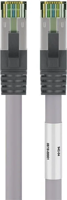 Goobay S/FTP Cat.8.1 Καλώδιο Δικτύου Ethernet 2m Γκρι 1τμχ 55137 - Image 1