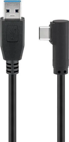 20190919122413_goobay_angle_90_regular_usb_3_0_cable_usb_c_male_usb_a_male_mayro_1_5m_66502 Goobay Angle (90°) / Regular USB 3.0 Cable USB-C male - USB-A 15W Μαύρο 1.5m 66502 - Image 1