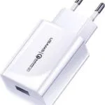 Usams Φορτιστής Χωρίς Καλώδιο με Θύρα USB-A 18W Λευκός (T22)