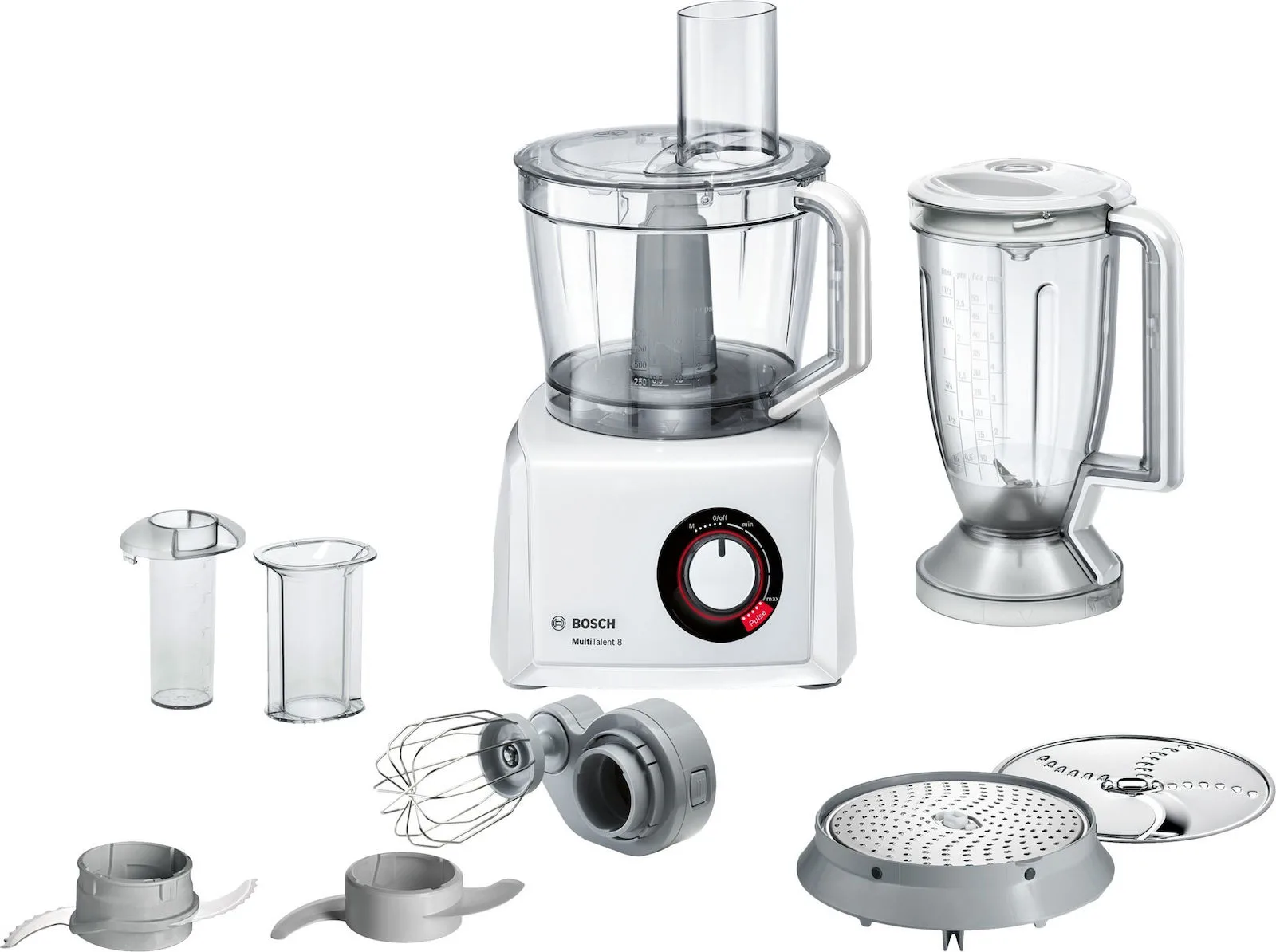 20191001152643_bosch_mc812w501 Bosch MC812W501 Πολυμίξερ 1000W με Κάδο 3.9lt και Κανάτα Μπλέντερ Λευκό - Image 1