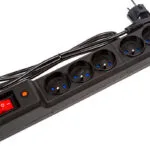 Accura Premium Crux 1.5m Πολύπριζο 6 Θέσεων με Καλώδιο 1.5m ACC4022