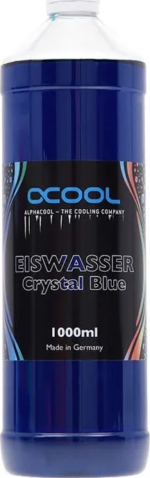 Alphacool Eiswasser Crystal Blue UV-active Ready Mix 1000ml Ψυκτικό Υγρό Μπλε 18543 - Image 1