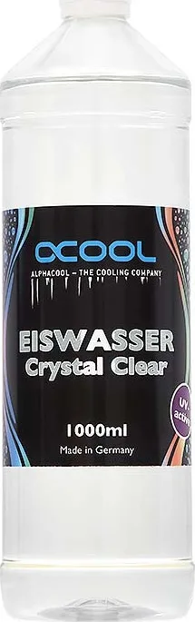 Alphacool Eiswasser Crystal Clear UV-active Ready Mix 1000ml Ψυκτικό Υγρό Διάφανο 18548 - Image 1