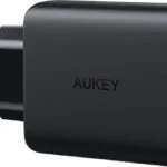 Aukey Φορτιστής Χωρίς Καλώδιο με Θύρα USB-A και Θύρα USB-C 30W Power Delivery Μαύρος (PA-D1)