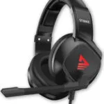 Savio Strike Over Ear Gaming Headset με σύνδεση USB / 3.5mm Κόκκινο