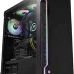 Thermaltake H200 TG RGB Gaming Midi Tower Κουτί Υπολογιστή με Πλαϊνό Παράθυρο Μαύρο