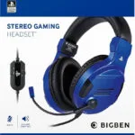 Bigben Interactive Interactive V3.0 Over Ear Gaming Headset με σύνδεση 3.5mm Μπλε