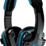 Esperanza Raven Over Ear Gaming Headset με σύνδεση 2x3.5mm Μπλε