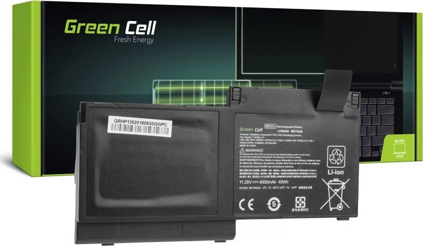 Green Cell Συμβατή Μπαταρία για HP EliteBook 720 G1/G2/820 G1/G2 με 4000mAh (HP141) - Image 1