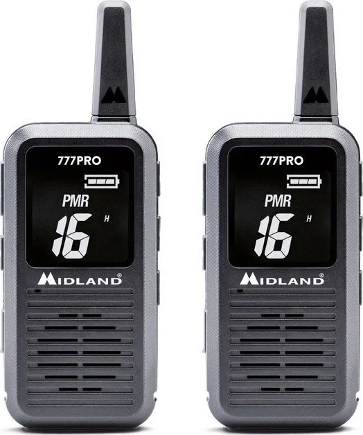 20191220130455_midland_777_pro Midland 777 Pro Walkie Talkie με Μονόχρωμη Οθόνη Σετ 2τμχ - Image 1