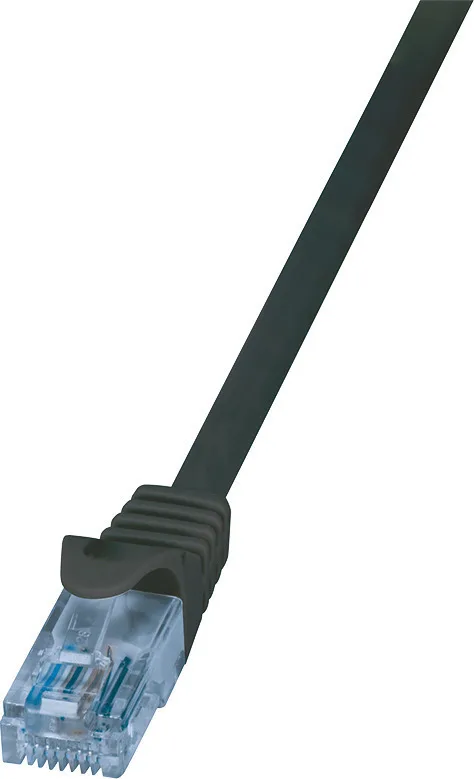 20191224153553_logilink_u_utp_cat_6a_cable_5m_mayro_cp3073u LogiLink U/UTP Cat.6a Καλώδιο Δικτύου Ethernet 5m Μαύρο 1τμχ CP3073U - Image 1