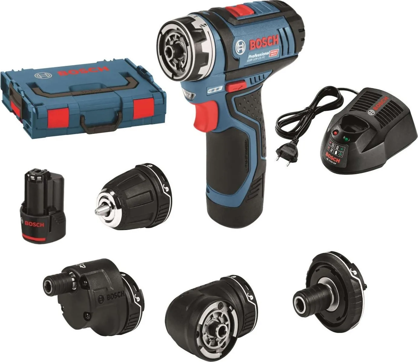 Bosch GSR 12V-15 FC Δραπανοκατσάβιδο Μπαταρίας 12V 2x2Ah 06019F6000 - Image 1
