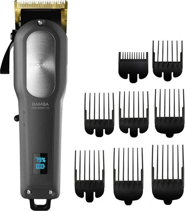 20200117095506_cecotec_bamba_precisioncare_pro_clipper_titanium_cec_04218 Cecotec Bamba PrecisionCare Pro Clipper Titanium Go Επαγγελματική Κουρευτική Μηχανή Μαύρη 04218 - Image 1