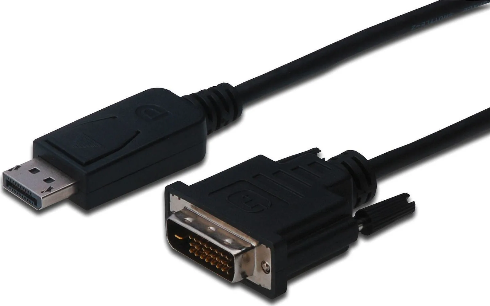 Digitus Cable DVI-D male - DisplayPort male 1.0m (AK-340301-010-S) - Image 1