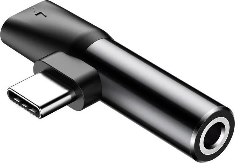 20200211160441_0b7212c0 Baseus L41 Μετατροπέας USB-C male σε 3.5mm / USB-C female 1τμχ - Image 1