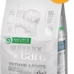 Nature's Protection Superior Care White Dogs 1.5kg Ξηρά Τροφή χωρίς Σιτηρά & Γλουτένη για Ενήλικους Σκύλους Μικρόσωμων Φυλών με Ψάρια