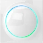 Fibaro Walli Switch Χωνευτός Διακόπτης Τοίχου Μονός με Πλαίσιο Λευκός FGWDSEU-221