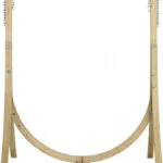 Amazonas Taurus Βάση Αιώρας Ξύλινη Μπεζ 146.5x167.5x115cm AZ-4012020