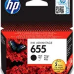 HP 655 Γνήσιο Μελάνι Εκτυπωτή InkJet Μαύρο (CZ109AE)