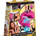 Clementoni Crazy Chic Glitter Tattoo Παιδικά Τατουάζ 18513