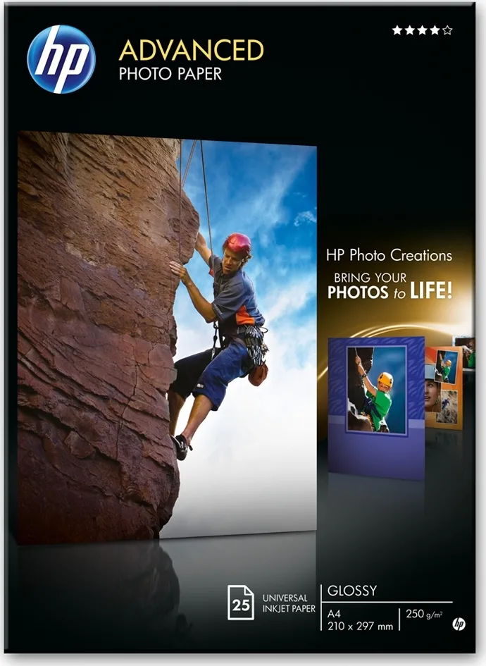 HP Advanced Glossy Φωτογραφικό Χαρτί 13x18 250gr/m² για Εκτυπωτές Inkjet 25 Φύλλα (Q8696A) - Image 1