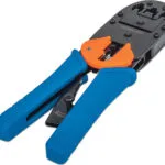 Intellinet Πρέσα Ακροδεκτών Δικτύου RJ12, RJ11, RJ45 με Απογυμνωτή, Μηχανισμό Καστάνιας και Μόνωση (Μήκος 180mm) 211048